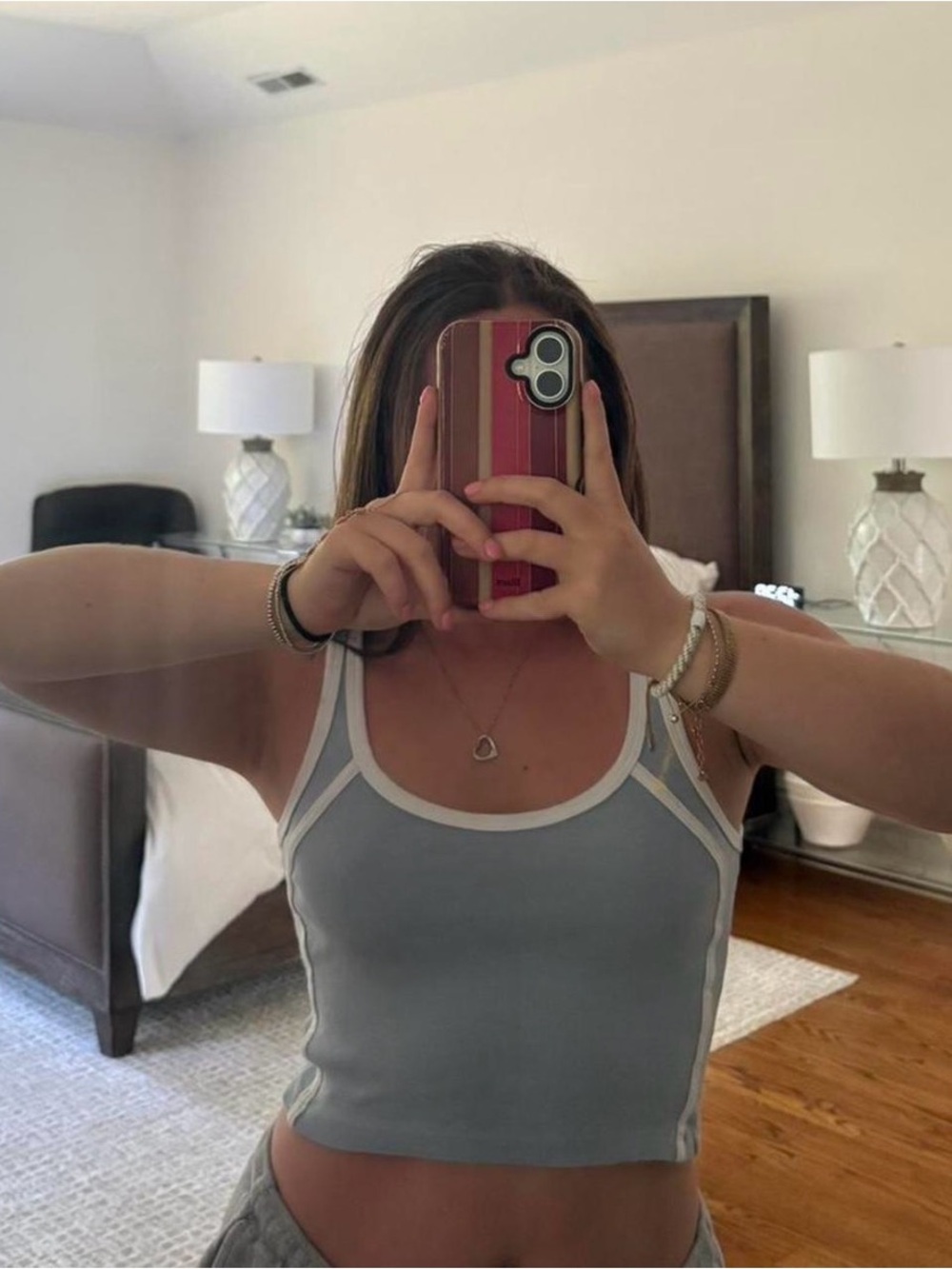 Brandy Melville light blue tank top